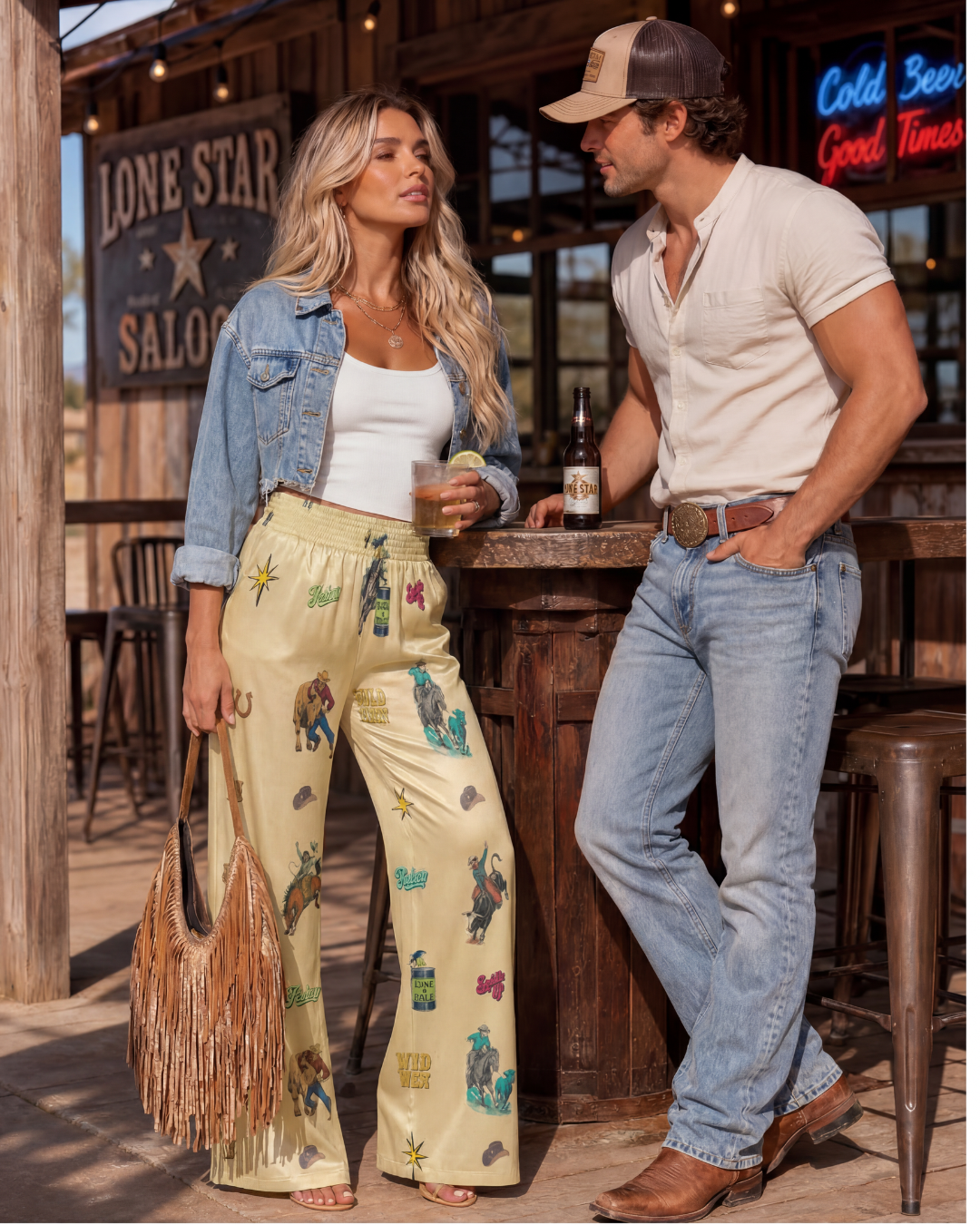 Western Bottoms – Pants, Jeans, Shorts & Skirts
