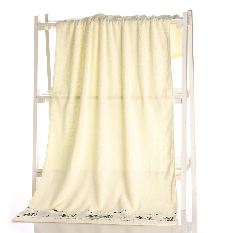 Bohemian Bamboo Bath Towel Set | Individual, 2 piece or 3 piece | 3 Colors