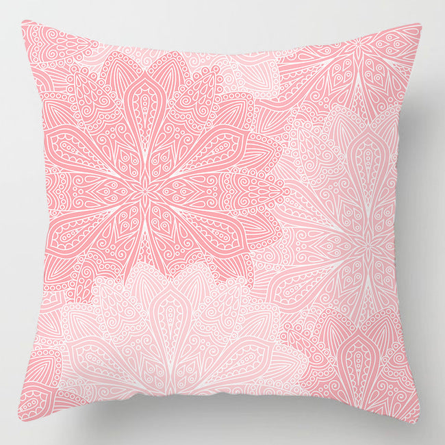 17" Boho Girly PINK Peach Skin Square Pillow Cushion Cover Only | 11 Styles