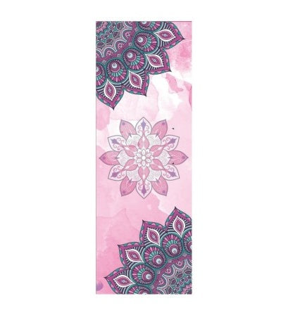 Bohemian Print Anti-Skid Portable Gym, Exercise, Yoga, Pilates Towel 12"x72" | 9 Color