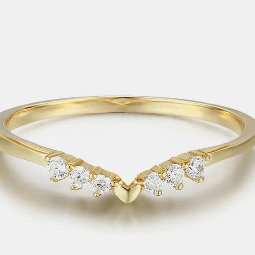 925 Sterling Silver Inland Zircon Ring