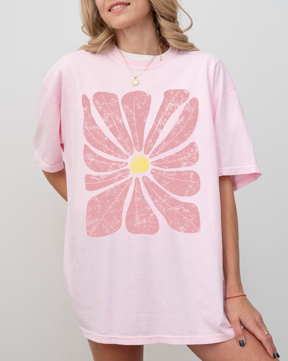 Gorgeous Abstract Flower Boho Floral Design Summer Vibes Garden Festival Nature Inspired Vintage Look Comfort Colors Tee