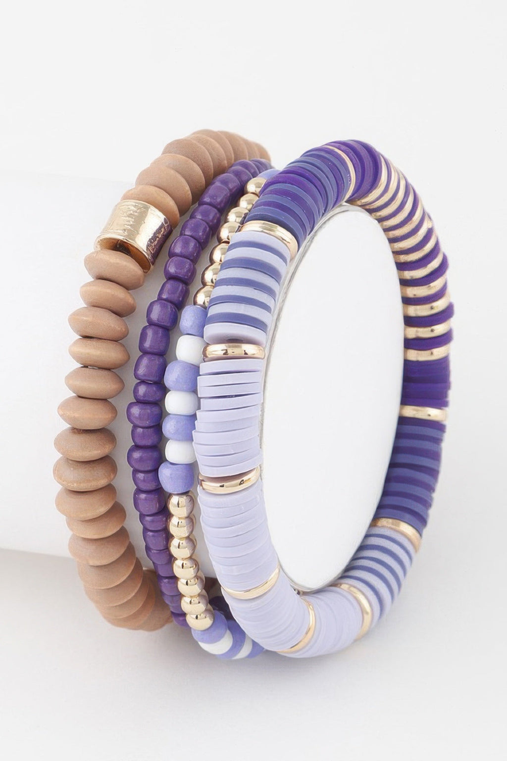 Boho Western 4-Strand Multi-Beaded Bracelet, 3 Colors