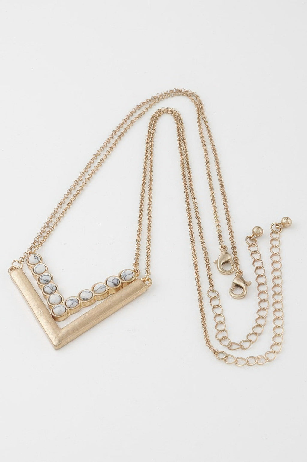 Stone V Necklace