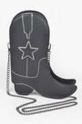 Western Cowboy Boots Crossbody Chain Bag