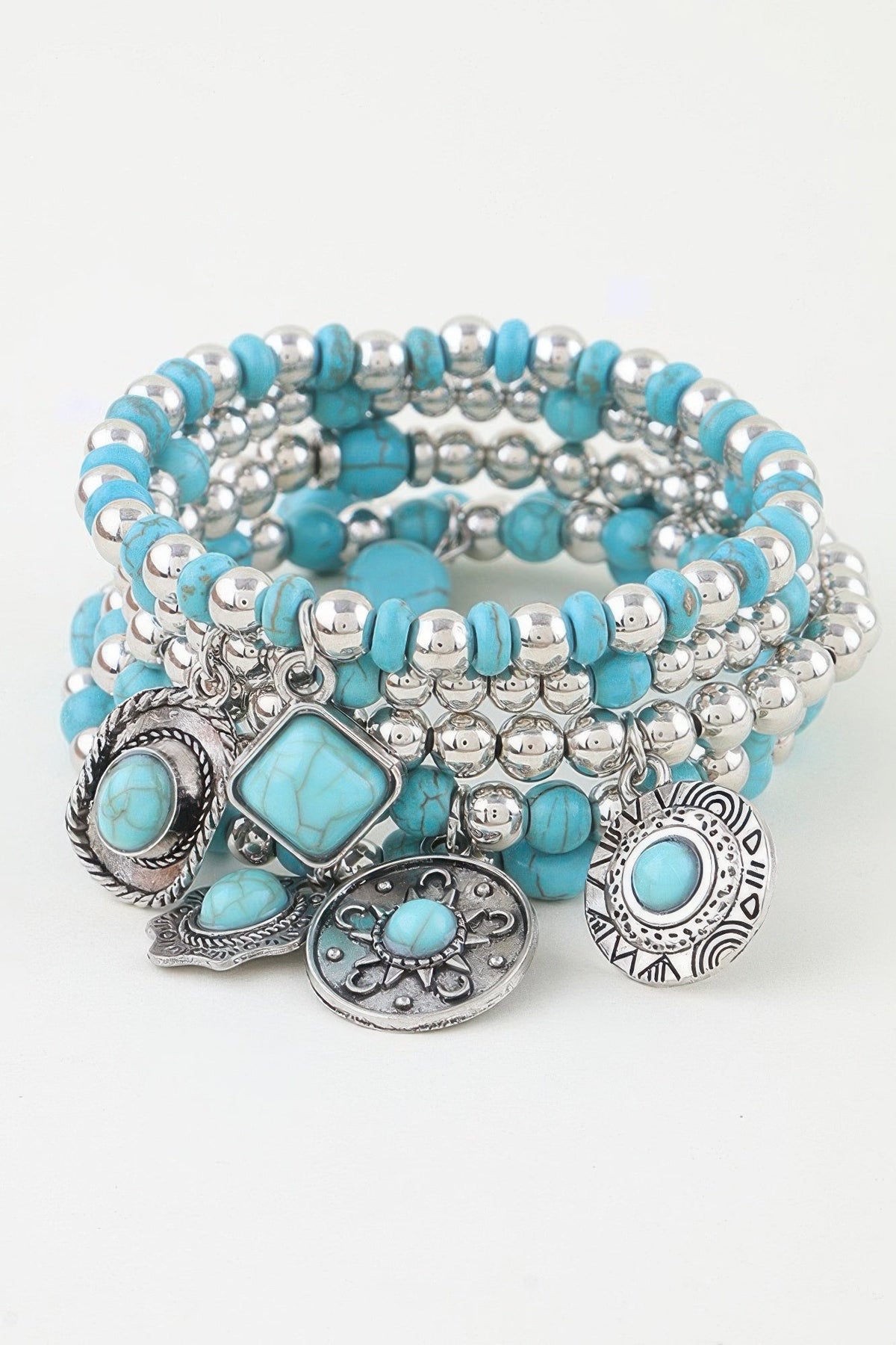 Antique Summer Hat Beaded Bracelet