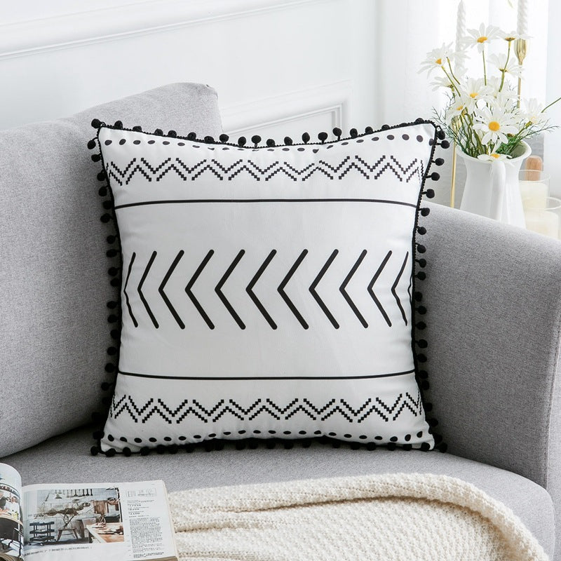 Bohemian Style Fringe Throw Pillow Cushion in 11 Styles | 2 Sizes